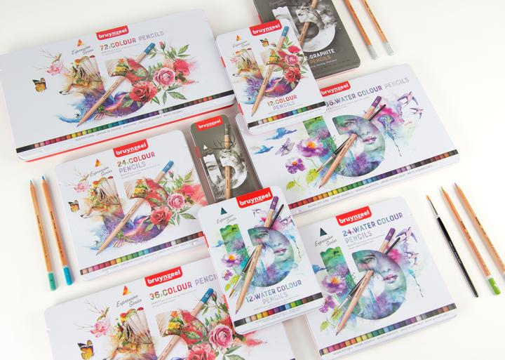 Produktbild Bruynzeel Farbstifte Expression Colour Metalletui, 12 Stück (12x)