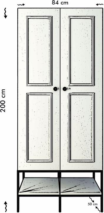 Actual product image Hanah Home Fabienne (84 x 50 x 200 cm)