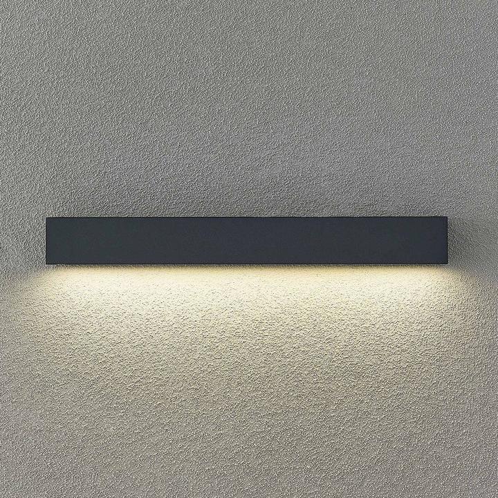 Image du produit Arcchio Lengo Applique murale LED CCT 50cm, 1-flamme graphite (1175 lm)