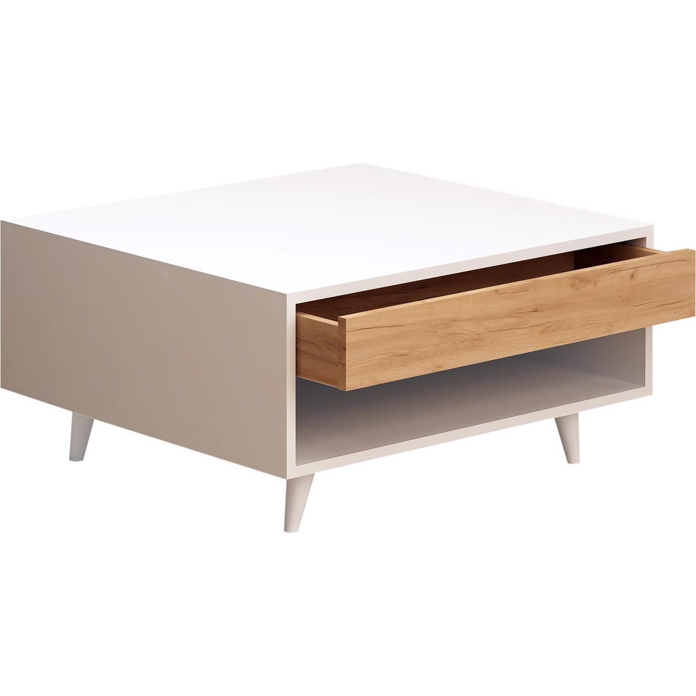 Homitis, Couchtisch + Beistelltisch, Scout (80 x 80 x 40 cm)