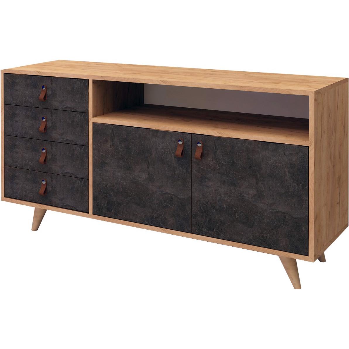 Homitis, Kommode + Sideboard, Katherine (140 x 18 x 86 cm)