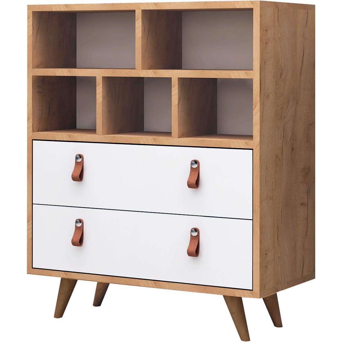 Homitis, Kommode + Sideboard, Antonella (70 x 40 x 85.5 cm)