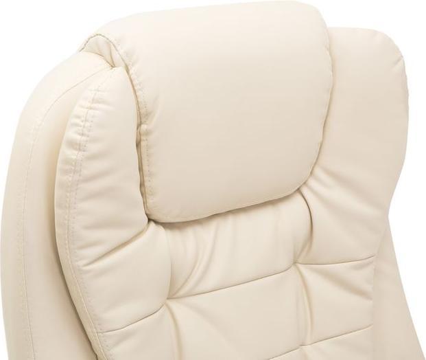 Produktbild Swisshandel24 Massagesessel Bürostuhl Gamingsessel 6 Punkt Vibrations Massage mit Wärmefunktion Kunstleder Beige