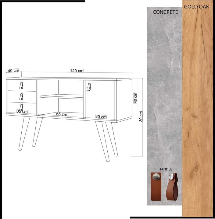 Image du produit Homitis Briar (120 x 40 x 80 cm)