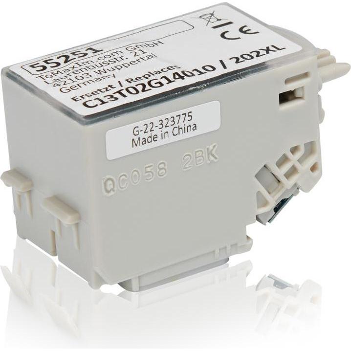 Inkadoo, Druckerpatrone, Druckerpatronen kompatibel zu Epson C13T02G14010 / 202XL Tintenpatrone, schwarz Schwarz (BK)