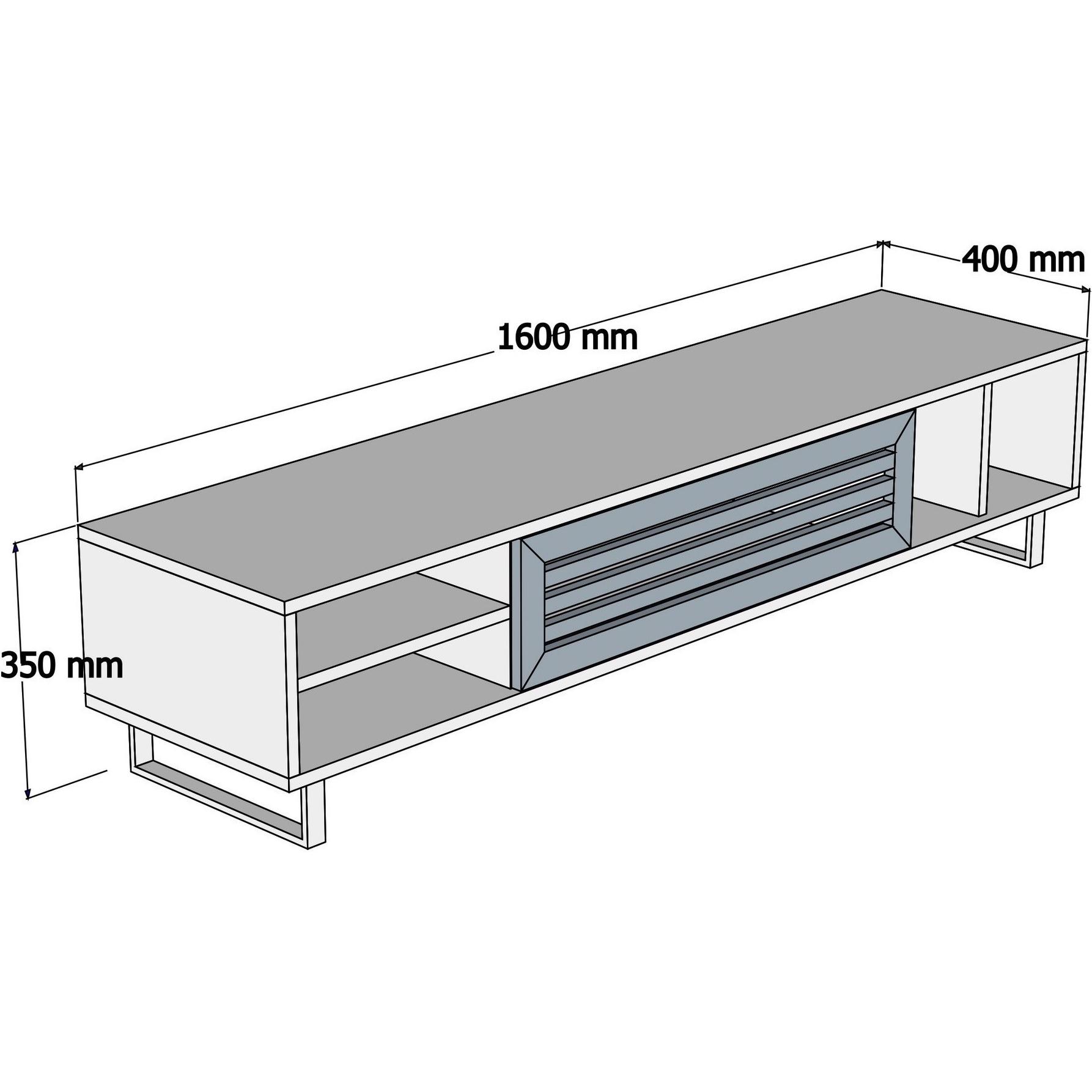 Thumbnail - Hanah Home, TV Möbel, Jack (160 x 35 x 40 cm)