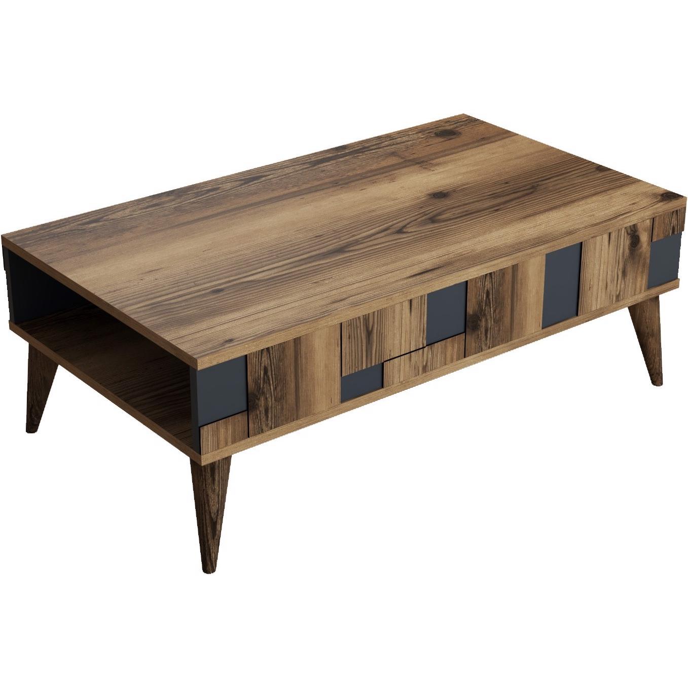Hanah Home, Couchtisch + Beistelltisch, Dane (105 x 60 x 37.6 cm)