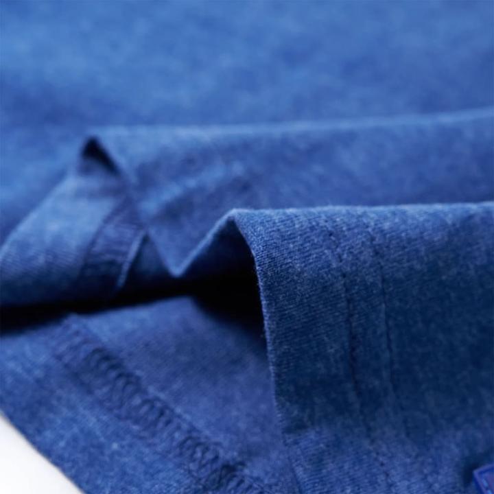 Immagine prodotto VidaXL Maglietta da bambino blu scuro melange 92,Materiale: 80 (92)