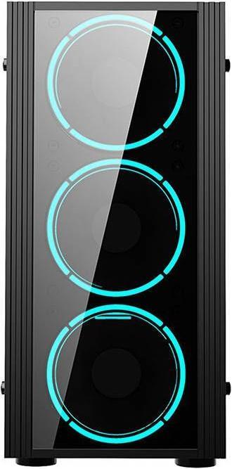 Actual product image Aigo Black Technology Mini Micro-ATX computer case (black) (mATX)