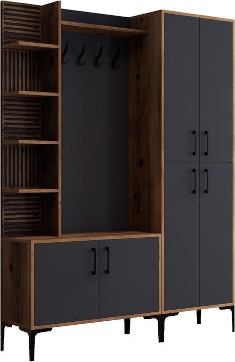 Noyer et anthracite