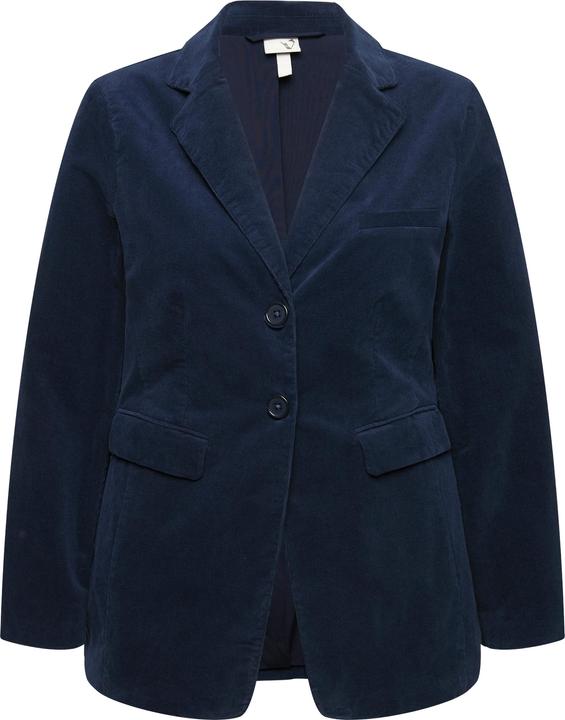 Produktbild Ulla Popken Cord-Blazer, Reverskragen, Knopfverschluss, tailliert (52)