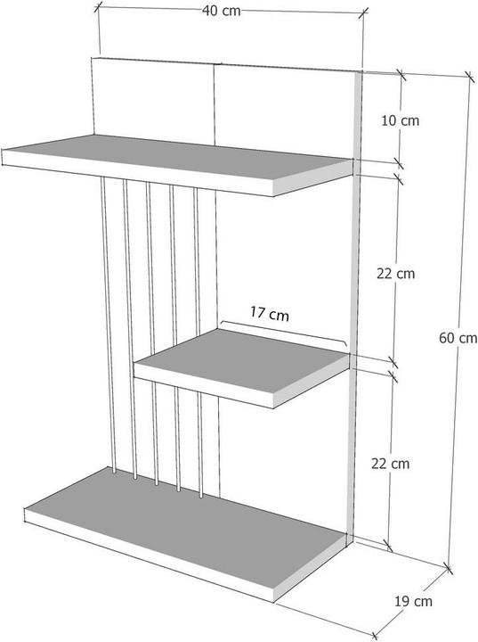 Productafbeelding Skye Decor Emeline (40 x 19 x 60 cm)