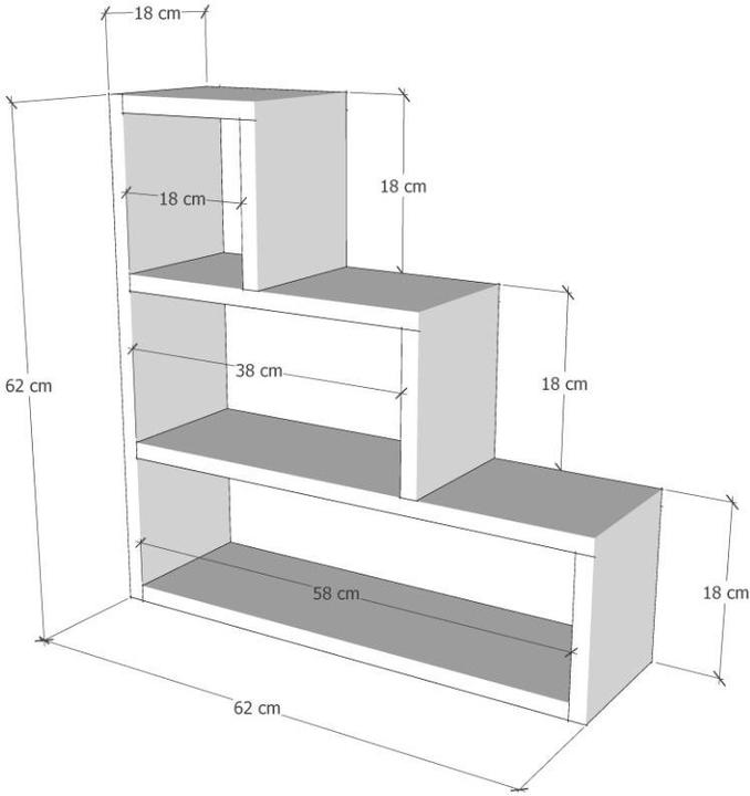 Actual product image Skye Decor Dustin (62 x 18 x 62 cm)