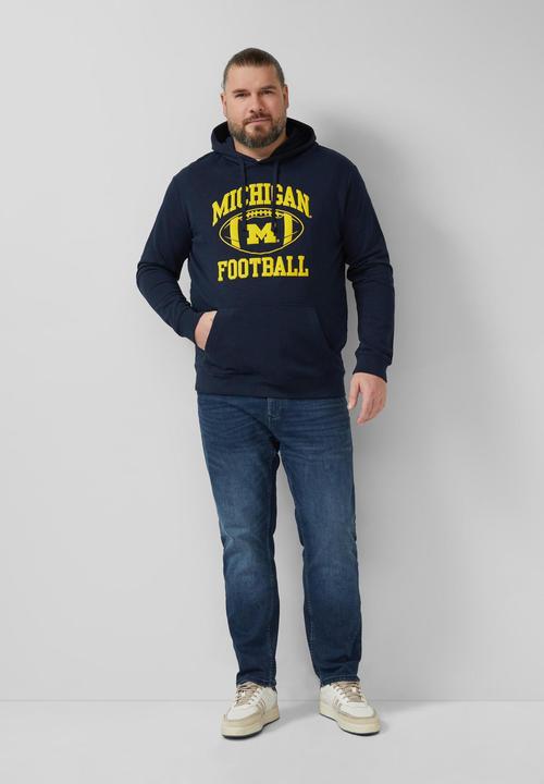 Produktbild s.Oliver Kapuzen-Sweatshirt im Modern Fit mit College-Artwork (XXL)
