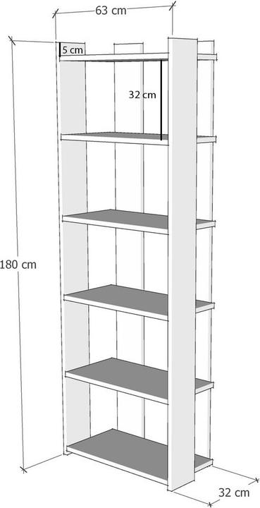 Produktbild Skye Decor Alexander (63 x 32 x 180 cm)