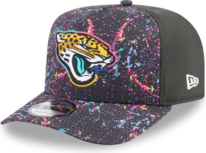 Actual product image New Era 9Fifty A-Frame Snap Cap Crucial Jacksonville Jaguars