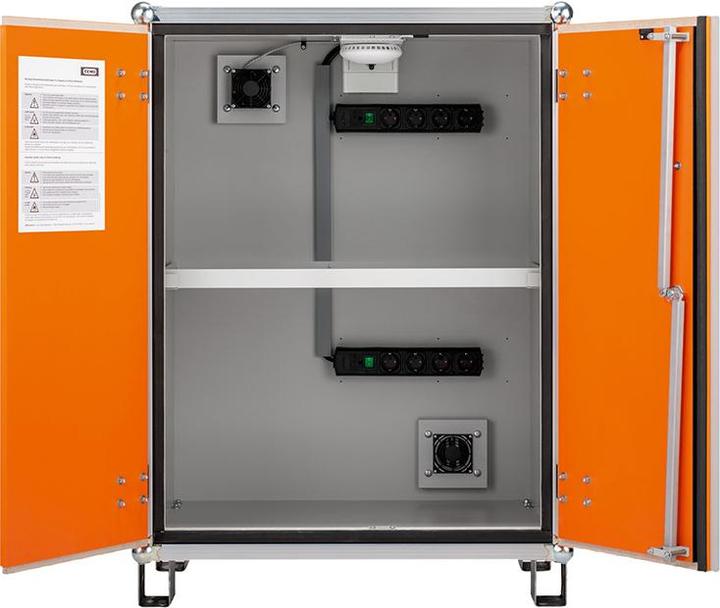 Image du produit Cemo Armoire de sécurité pour le chargement d'accumulateurs BASIC (80 cm, 111 cm)