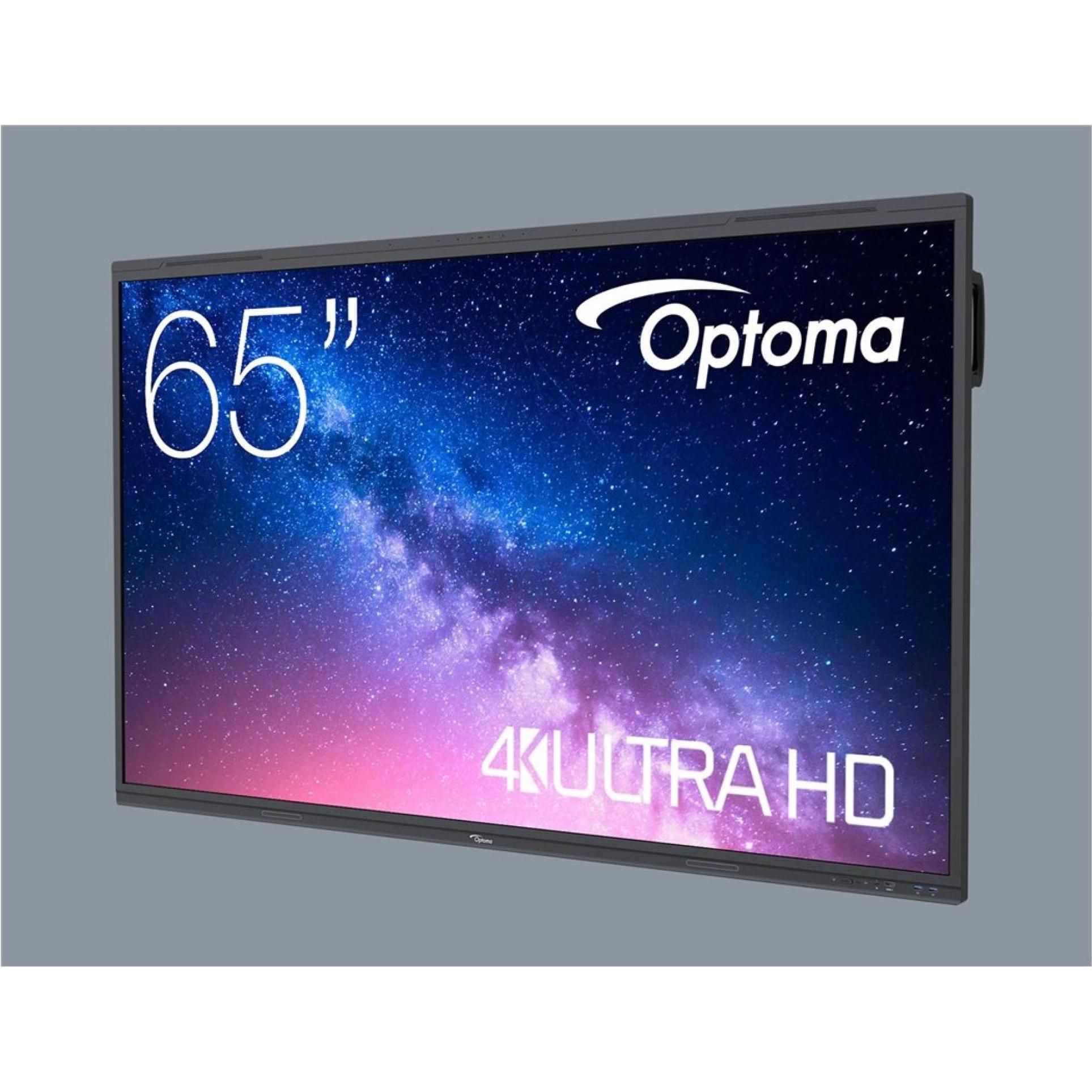 Thumbnail - Optoma 5653RK 65inch 400cd/m2 UHD Interactive 4K Multi-Touch-Display Android 13 Integrated Google Pl (3840 x 2160 Pixel,...