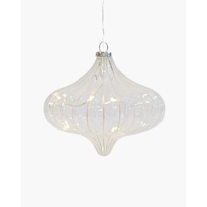 Produktbild Sirius Weihnachtskugel Dina, 5 LEDs, 10 cm, Transparent (1 x)