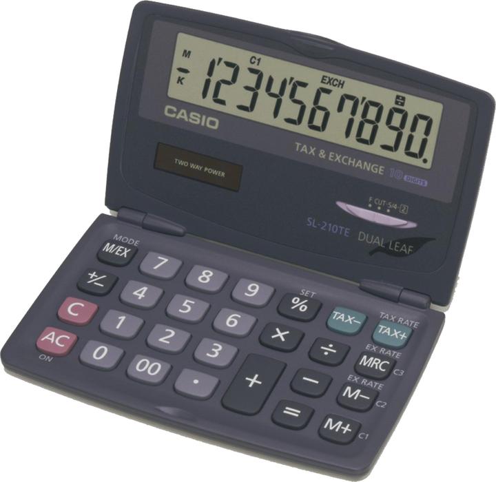 Productafbeelding Casio Sl-210te (Batterijen, Zonnecellen)