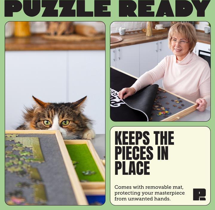 Image du produit Puzzle Ready Planche de puzzle avec tiroirs colorés (1500 pièces)