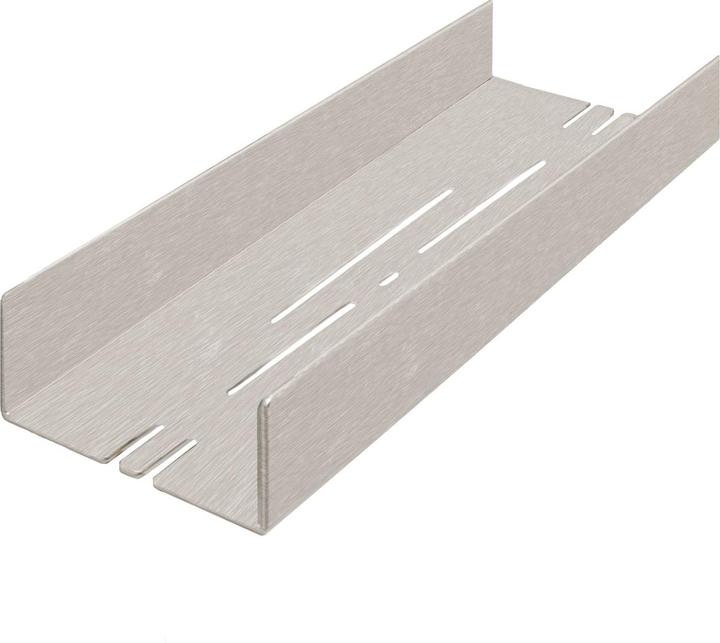 Actual product image Schulte Duschablage zum Kleben in Edelstahloptik Grösse S (28 x 9.5 x 3.5 cm)