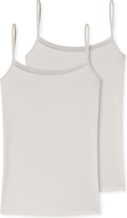Produktbild Schiesser 2er Pack Cotton Lace Spaghetti Top (48)