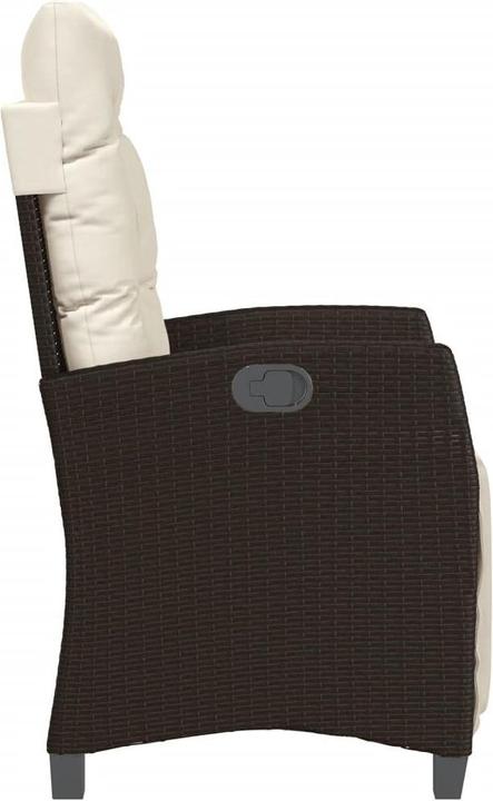 Produktbild vidaXL Gartensessel mit Fussteil Verstellbar