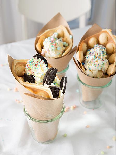 Actual product image Rosenstein & Söhne Waffle iron for Hong Kong style bubble waffles