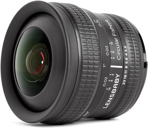 Produktbild Lensbaby 5,8mm 185° Circular Fisheye-Objektiv, Nikon F Mount (Nikon F, Vollformat)