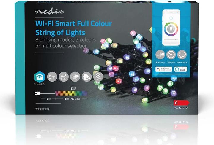 Actual product image Nedis SmartLife Decorative LED Wi-Fi Android™ / IOS (5 m)