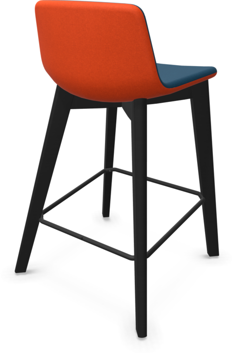 Blue, Black, Bright red, Ash stained black