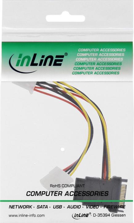 Image du produit InLine Câble adaptateur d'alimentation SATA
