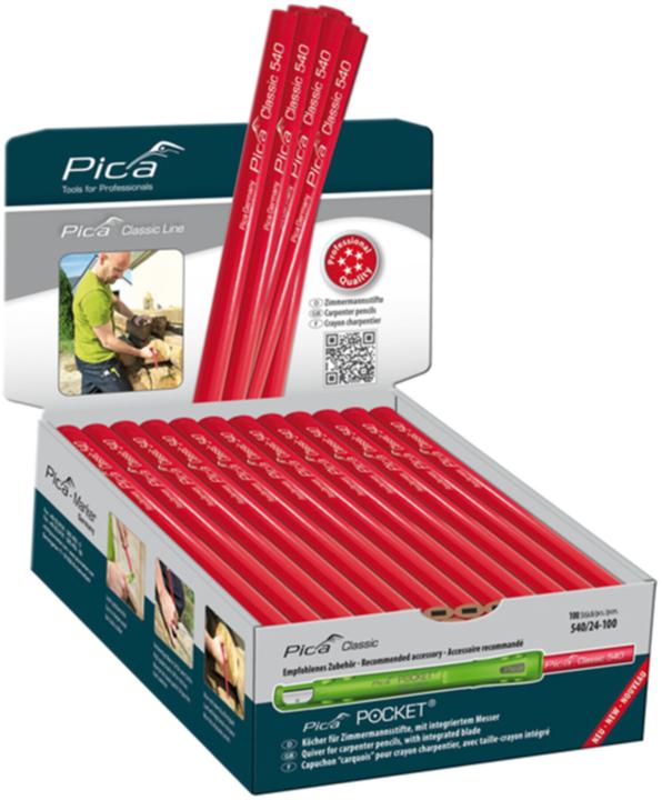 Produktbild Pica Zimmermannstift Classic 540 24 cm (2H, 1x)