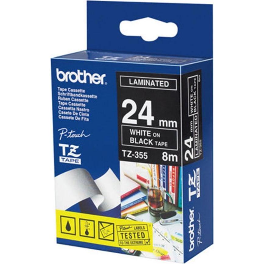 Brother, Beschriftungsband, Laminiertes Band (2.40 cm, Weiss)