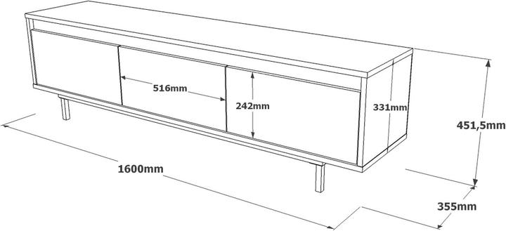 Immagine prodotto Skye Decor Jensen (160 x 35,5 x 45,15 cm)
