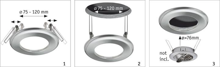 Actual product image Paulmann Recessed luminaire adapter