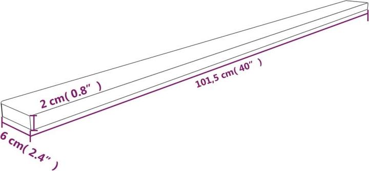 Actual product image vidaXL Kantenschoner Gelb & Schwarz 4x3x100 cm PU,Farbe: Gelb und