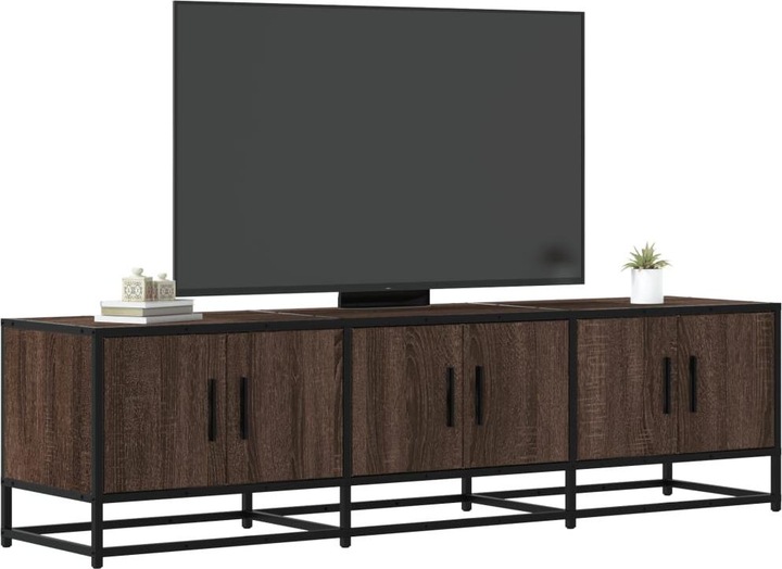 Image du produit VidaXL Meuble TV Lowboard Meuble TV Table de télévision brun imitation chêne (150 x 35 x 41 cm)