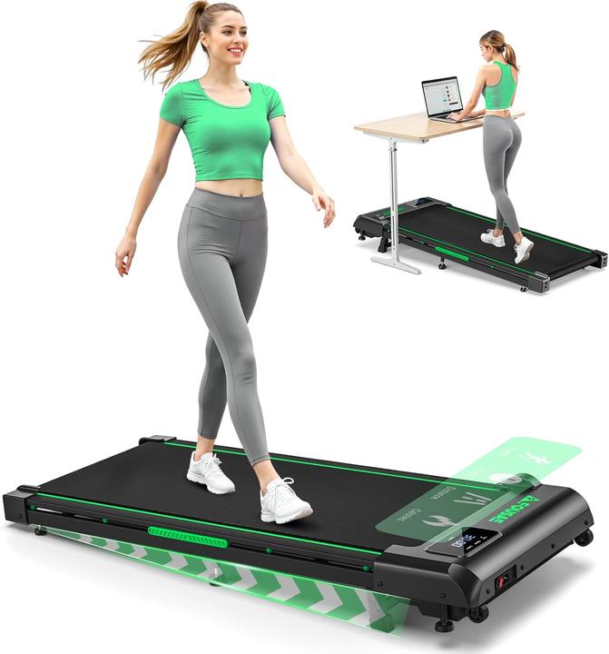 Fousae Walking Pad mit Steigung & Stossdämpfung