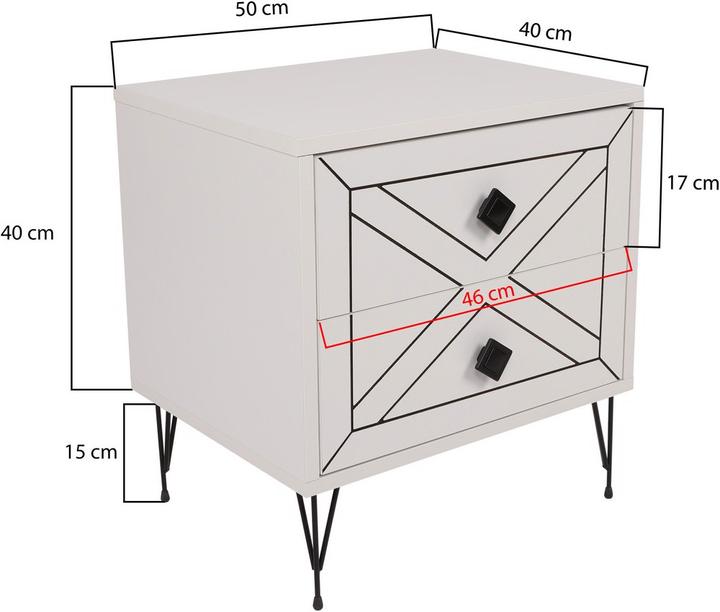 Immagine prodotto Skye Decor Luciano (50 x 40 x 55 cm)