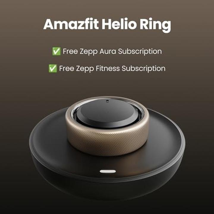 Productafbeelding Amazfit Helio Ring Maat 10 Sport en (10, Titanium)