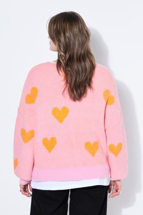 Produktbild Studio Untold Strickjacke, oversized, extra weich, Hearts (42)