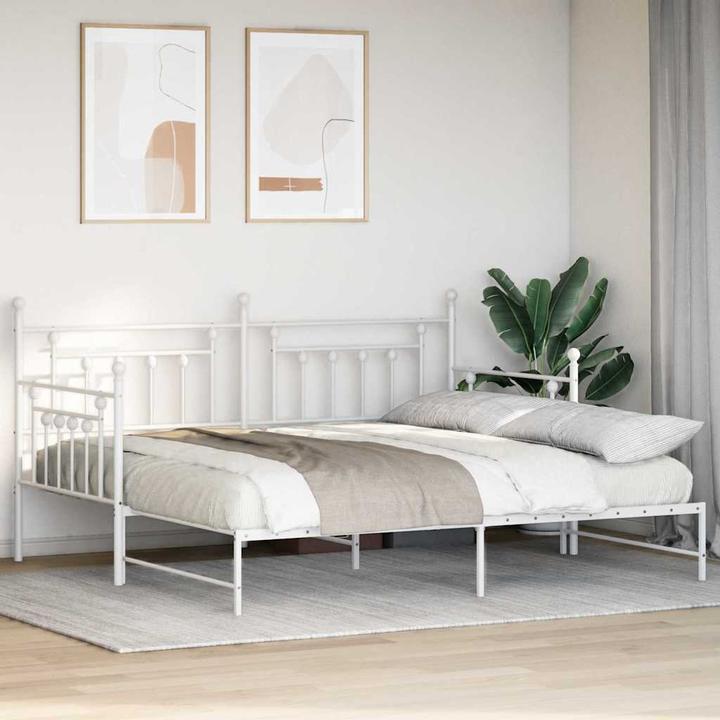 Actual product image vidaXL Metal bed frame (107 x 203 cm)