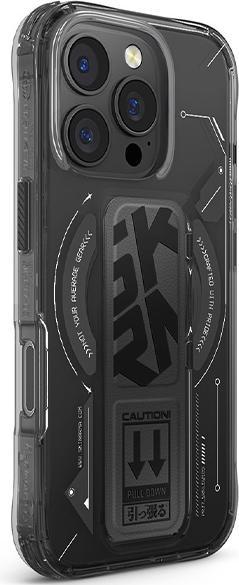 Actual product image Skinarma case Helio iPhone 16 Pro Max 6.9" Magnetic Charging + Grip Stand black (Apple iPhone 16 Pro Max)