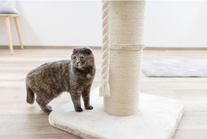 Actual product image Kerbl Scratching post Toni XL, 58x58x92 cm (92 cm, Beige, White)