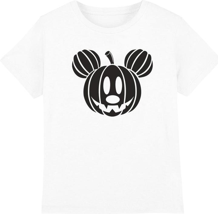 Actual product image Disney Childrens/Kids Mickey Mouse Pumpkin Head T-Shirt (140)