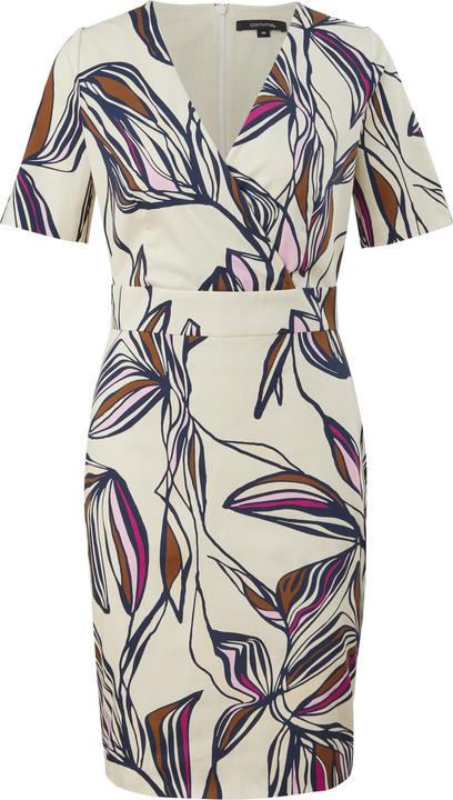 Comma Kleid Etuikleid mit floralem Muster (36)