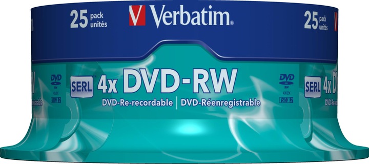 Produktbild Verbatim Dvd-Rw (25 x)