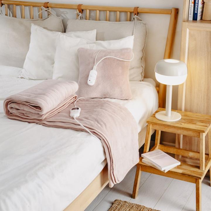 Produktbild Adler AD 7443 Electric heating throw-blanket, Super soft, Pink